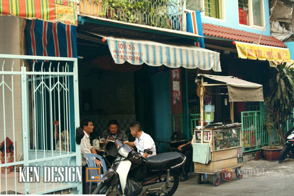 thiết kế quán cafe bình dân